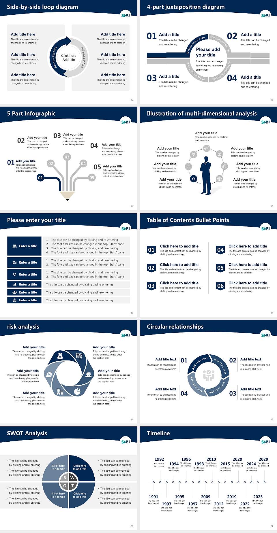 Sierra Nevada University Academic Presentation/Research Findings Report PPT Template4:3 ratio PPT effect preview image3