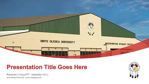 Sinte Gleska University Course/Courseware Creation PPT Template