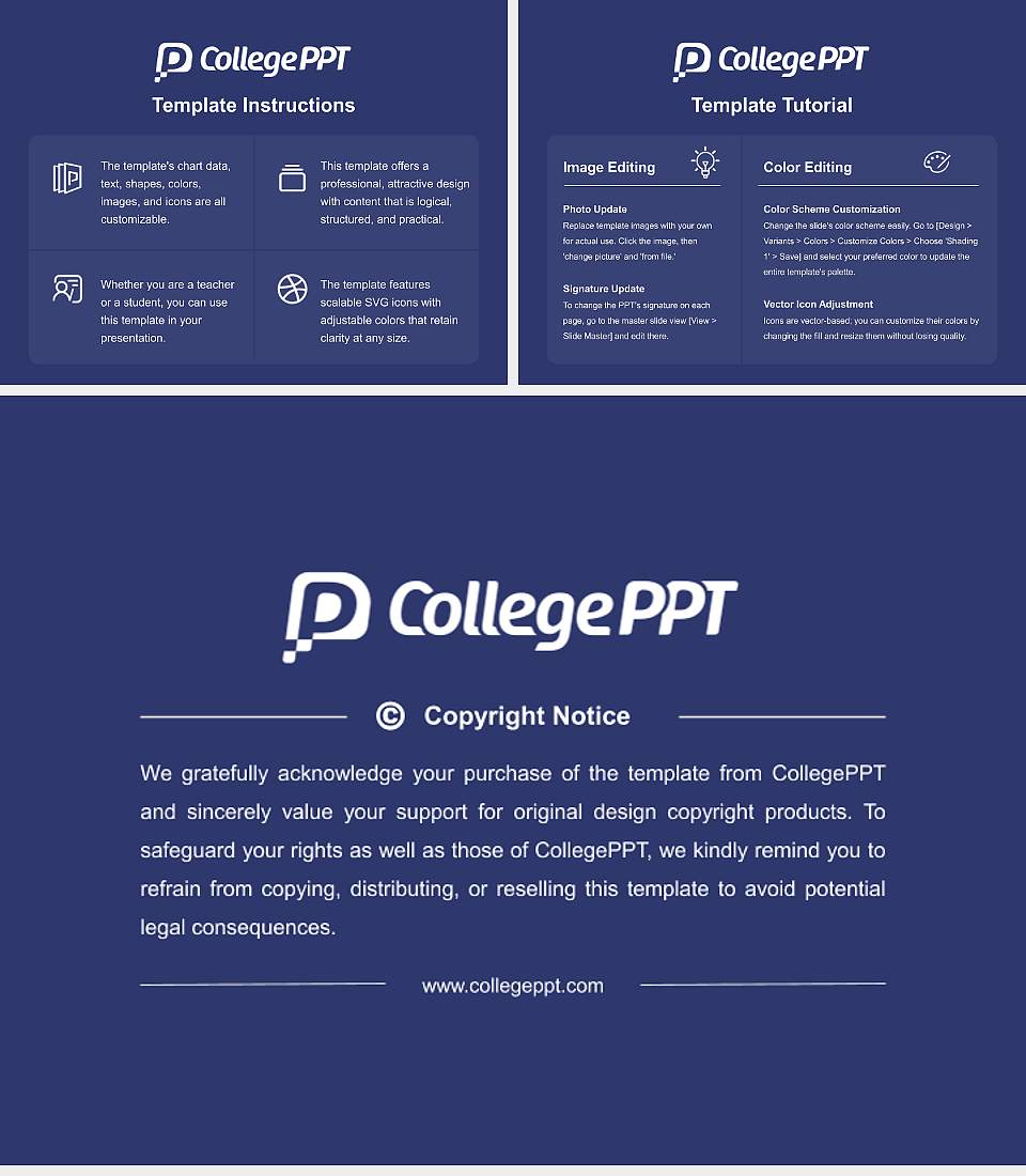 Sofia University Course/Courseware Creation PPT Template4:3 ratio PPT effect preview image5