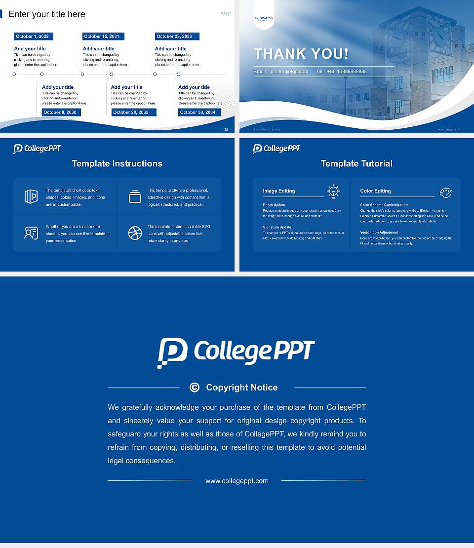 Sonoma State University Lecture Sharing and Networking Event PPT Template16:9 ratio PPT effect preview image4