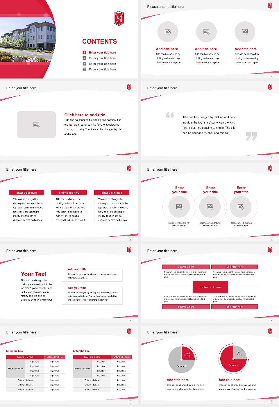 Simpson University Course/Courseware Creation PPT Template16:9 ratio PPT effect preview image2