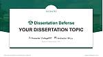 Skidmore College학위 논문 방어PPT 템플릿