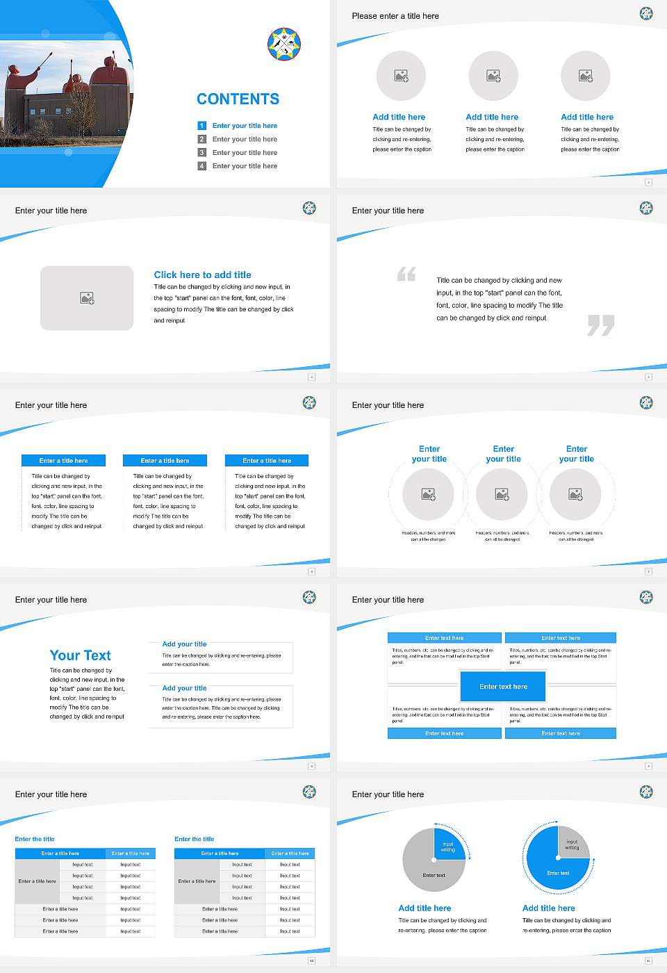 Sisseton Wahpeton College Course/Courseware Creation PPT Template16:9 ratio PPT effect preview image2