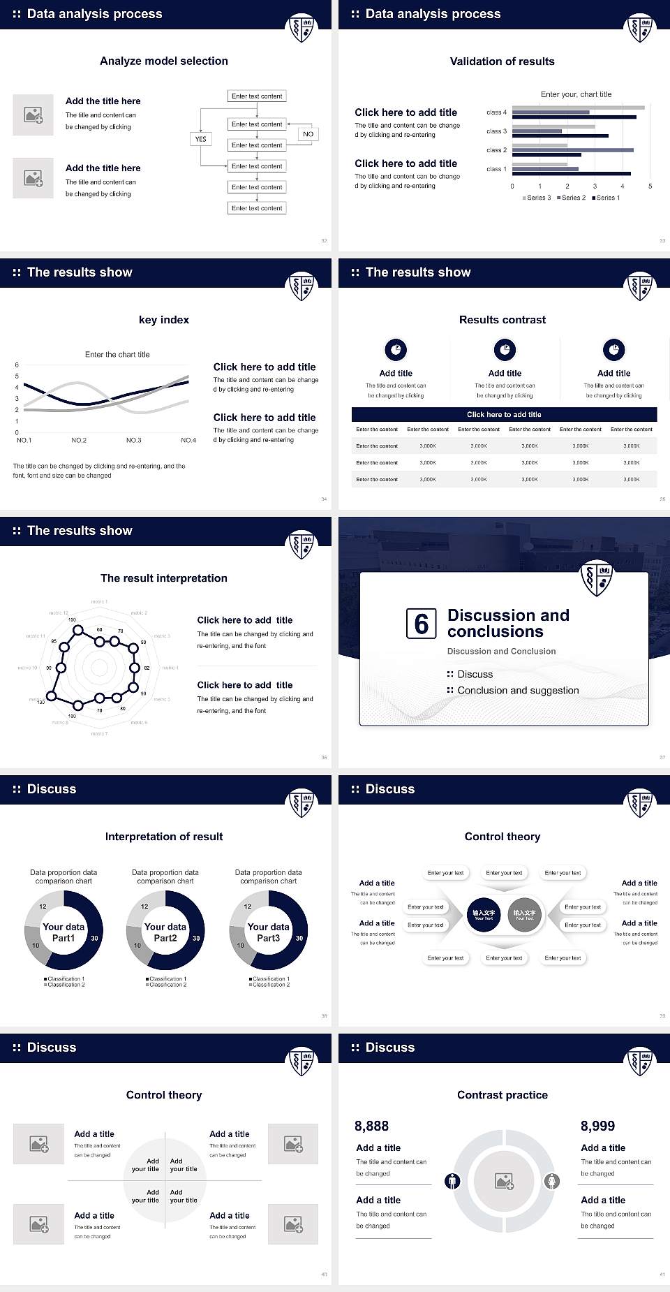 Suny Downstate Health Sciences University Graduation Thesis Defense PPT Template4:3 ratio PPT effect preview image5