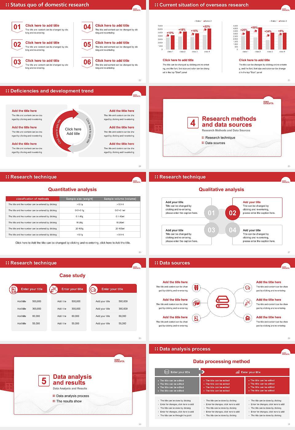 Suny Oneonta Graduation Thesis Defense PPT Template16:9 ratio PPT effect preview image4