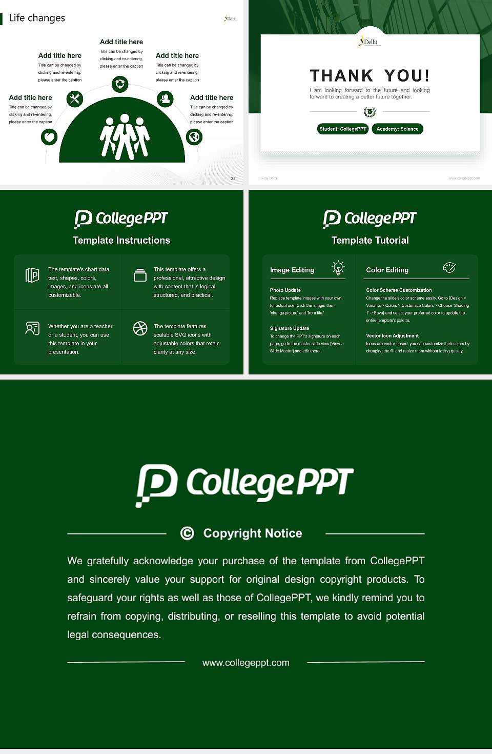 Suny Delhi National Scholarship Defense PPT Template4:3 ratio PPT effect preview image4