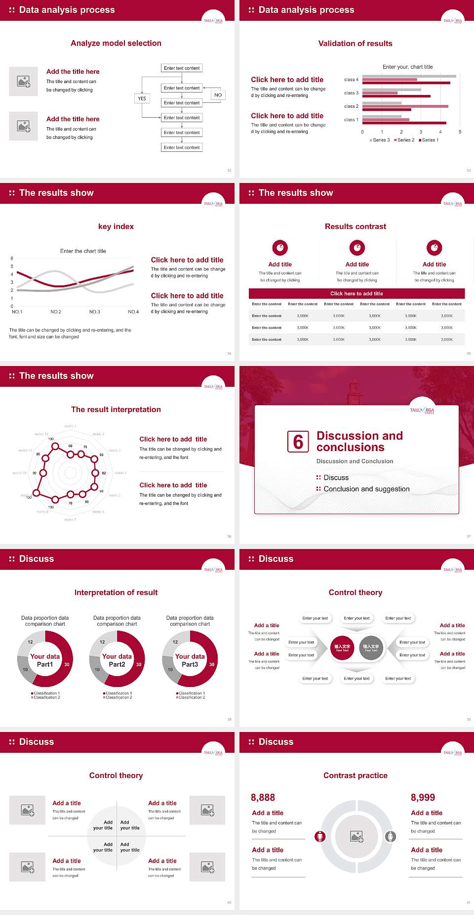 Talladega College Graduation Thesis Defense PPT Template4:3 ratio PPT effect preview image5