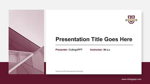 Texas a & M International University General Purpose PPT Template