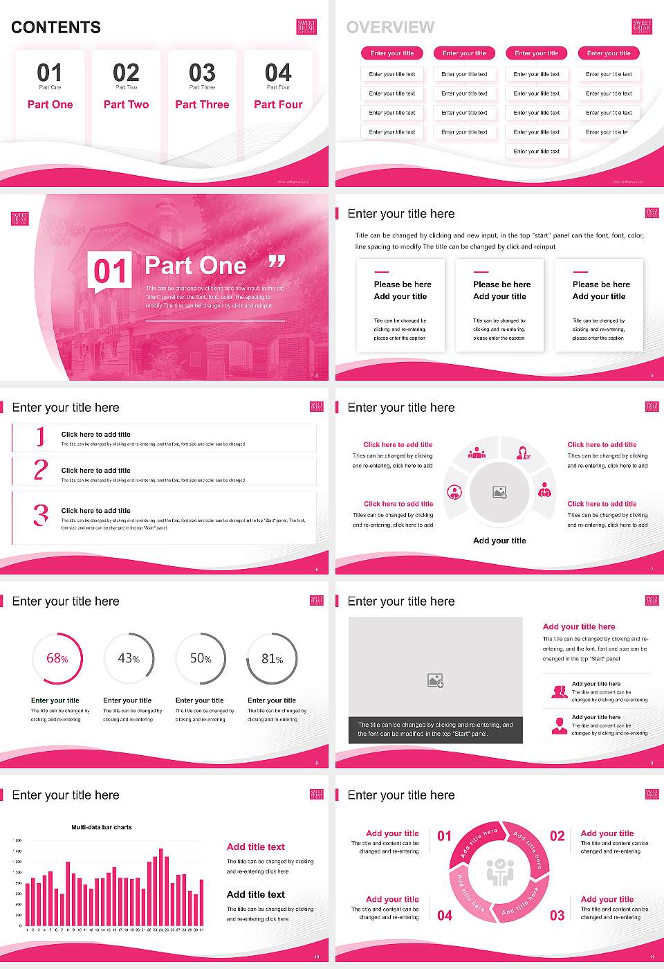 Sweet Briar College Lecture Sharing and Networking Event PPT Template16:9 ratio PPT effect preview image2