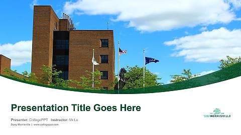 Suny Morrisville Course/Courseware Creation PPT Template