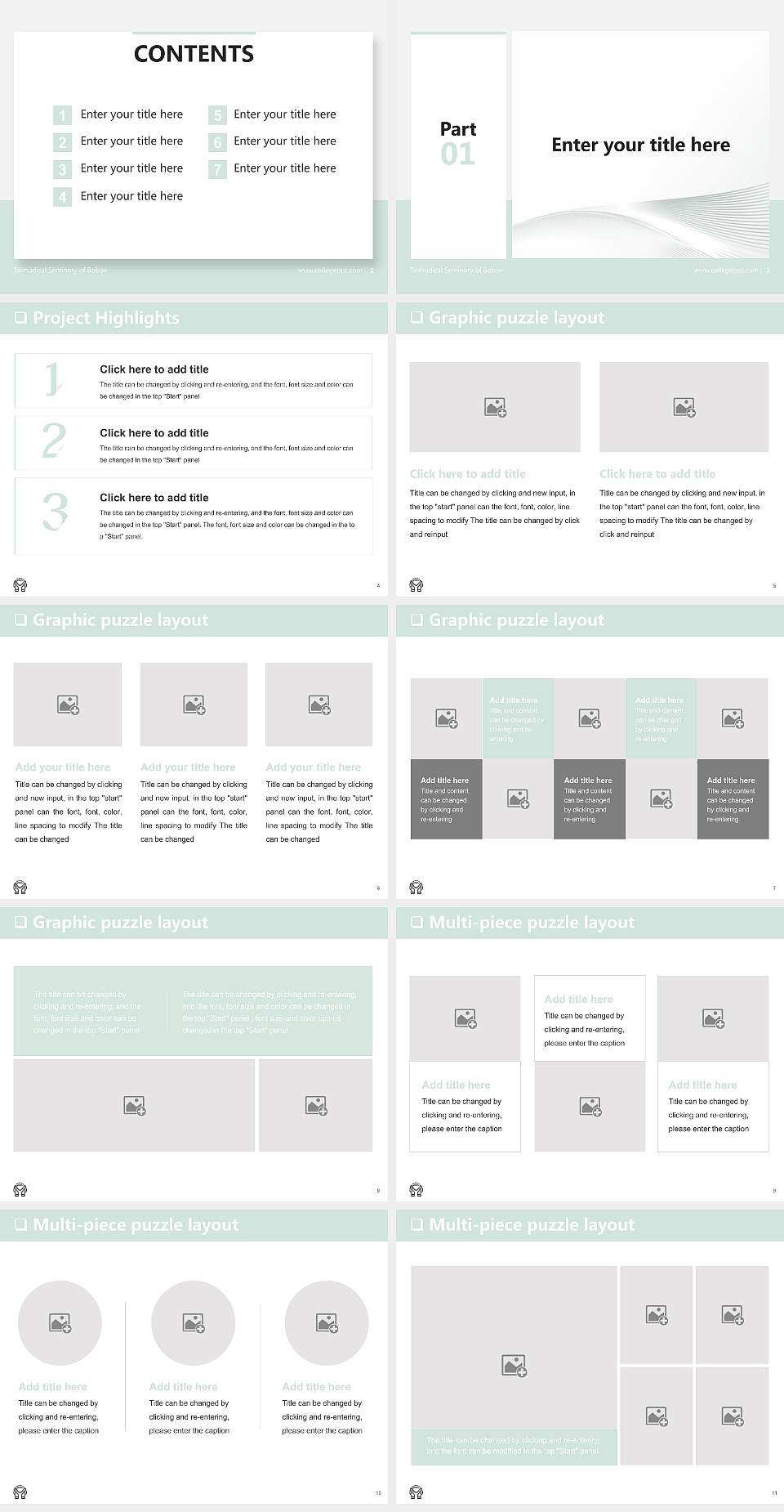Talmudical Seminary of Bobov General Purpose PPT Template4:3 ratio PPT effect preview image2