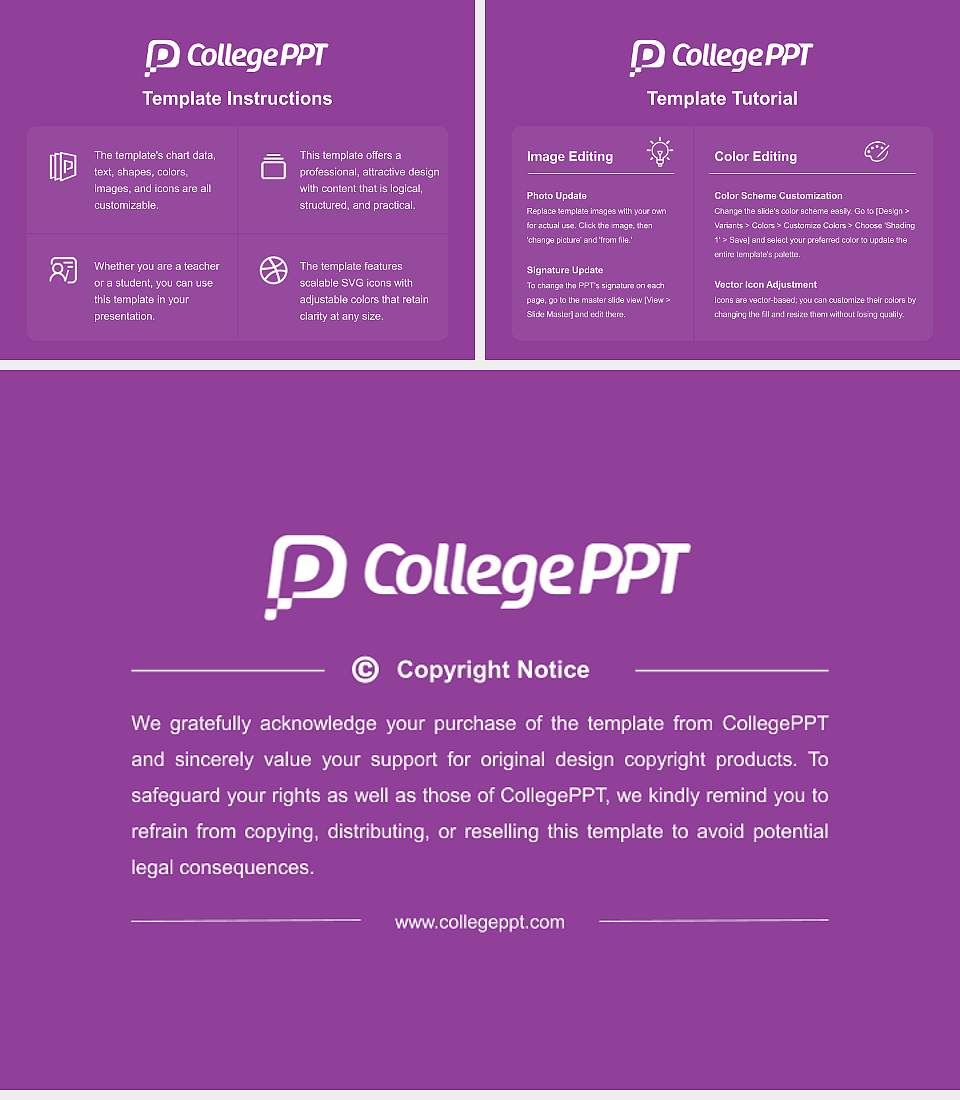 University of St. Thomas (Minnesota) Course/Courseware Creation PPT Template4:3 ratio PPT effect preview image5
