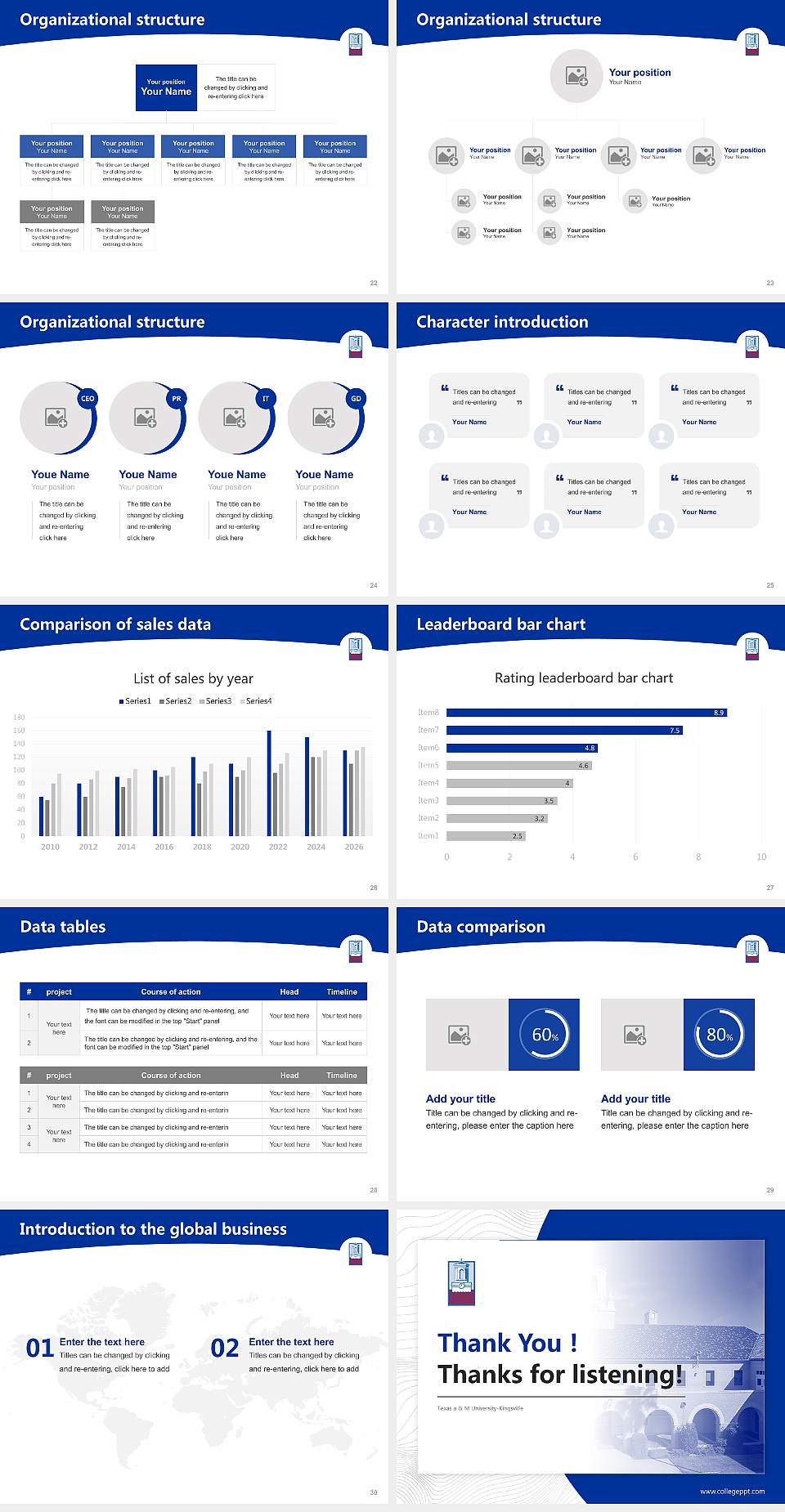 Texas a & M University-Kingsville Academic Presentation/Research Findings Report PPT Template4:3 ratio PPT effect preview image4