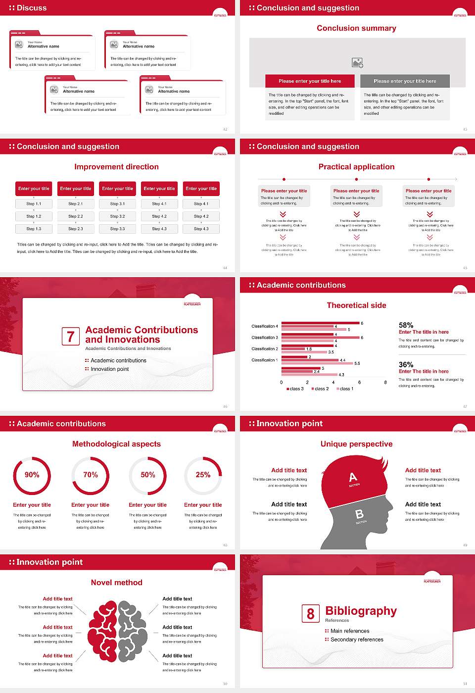 Suny Plattsburgh Graduation Thesis Defense PPT Template16:9 ratio PPT effect preview image6