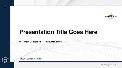Talmudic College of Florida Thesis Proposal/Graduation Defense PPT Template