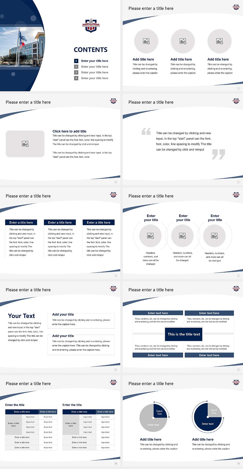 Texas A&M University-Central Texas Course/Courseware Creation PPT Template4:3 ratio PPT effect preview image2