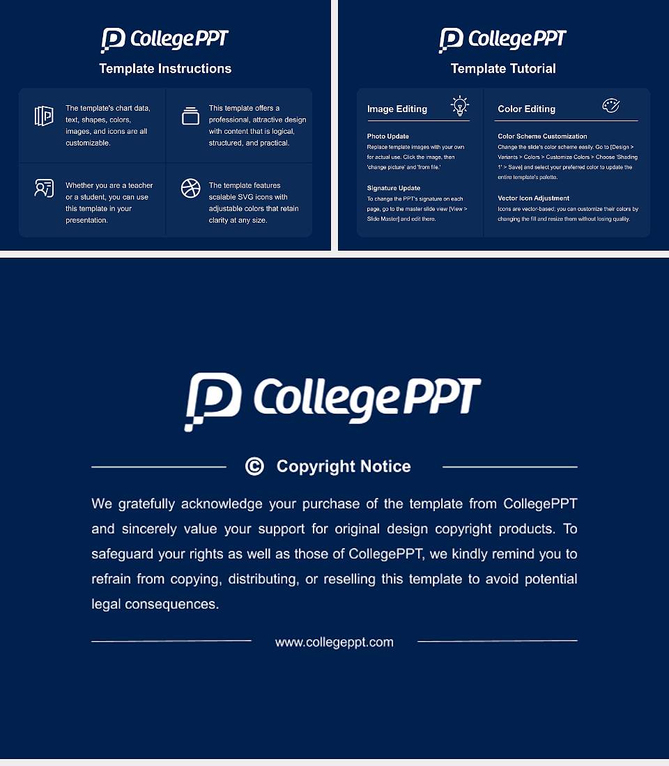 Texas A&M University-Central Texas Course/Courseware Creation PPT Template4:3 ratio PPT effect preview image5