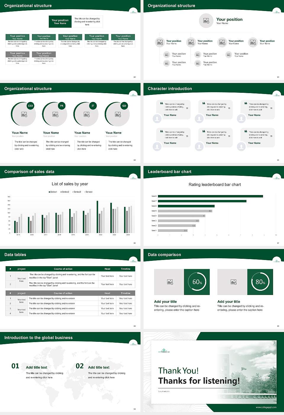 Suny Morrisville Academic Presentation/Research Findings Report PPT Template16:9 ratio PPT effect preview image4