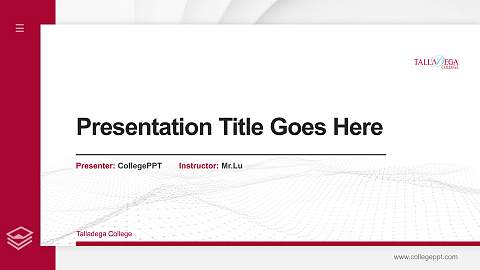 Talladega College Thesis Proposal/Graduation Defense PPT Template