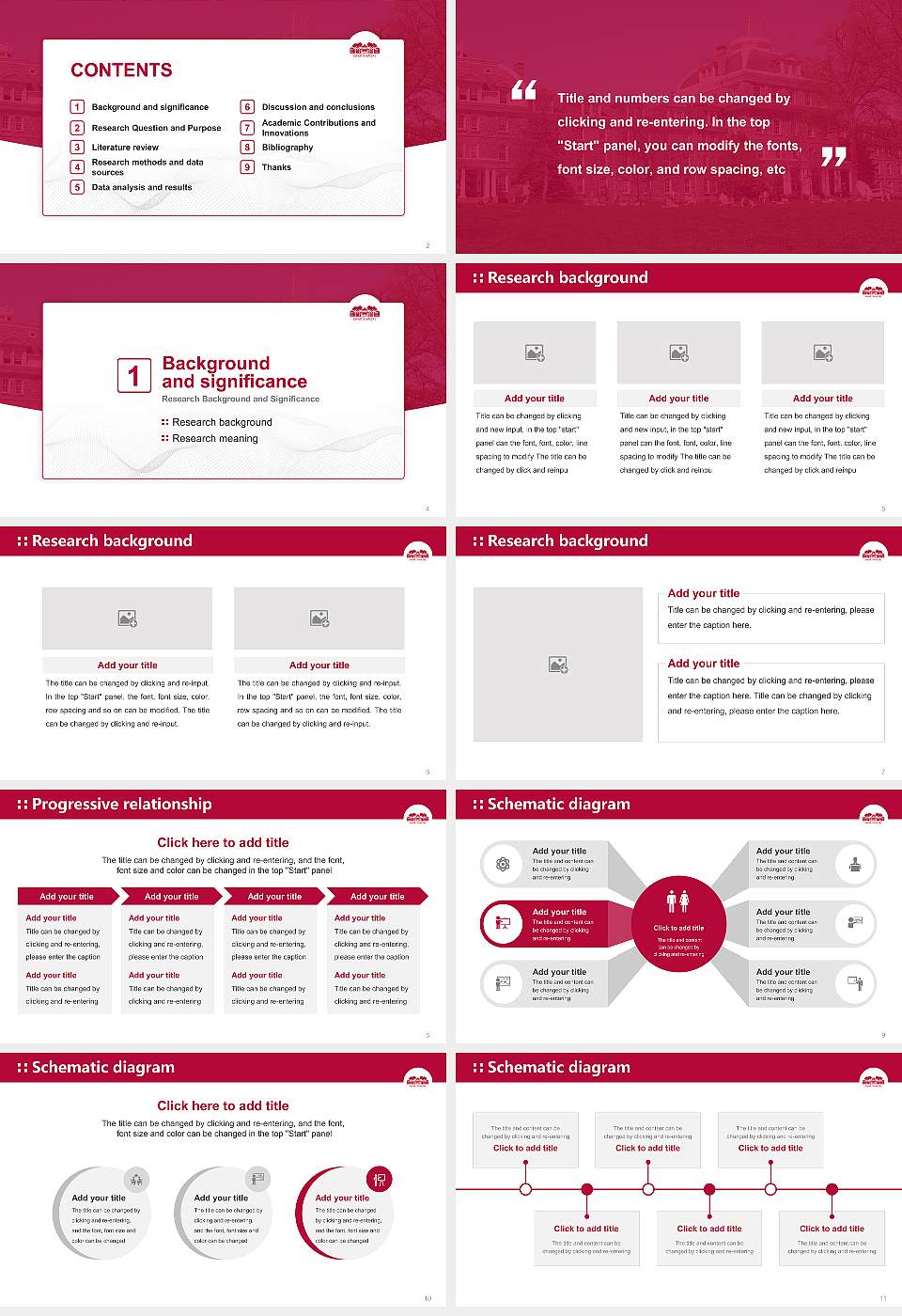 Swarthmore College Graduation Thesis Defense PPT Template16:9 ratio PPT effect preview image2