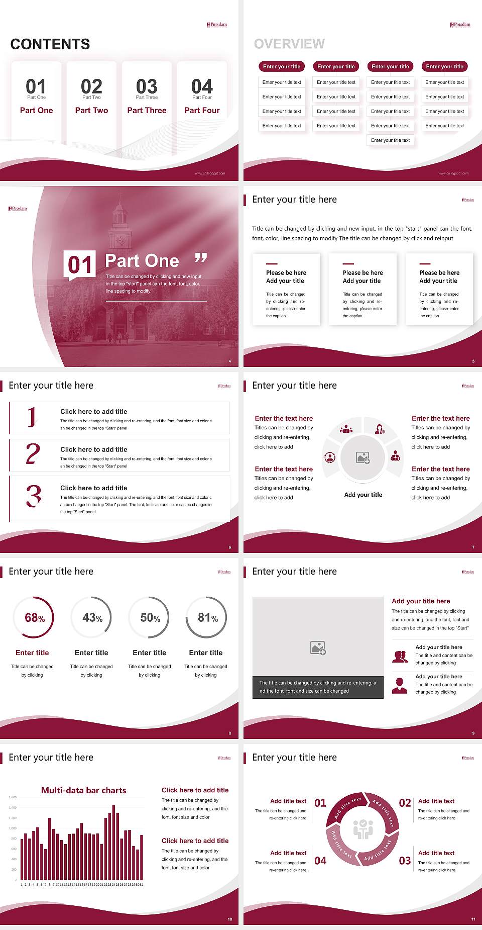 Suny Potsdam Lecture Sharing and Networking Event PPT Template4:3 ratio PPT effect preview image2