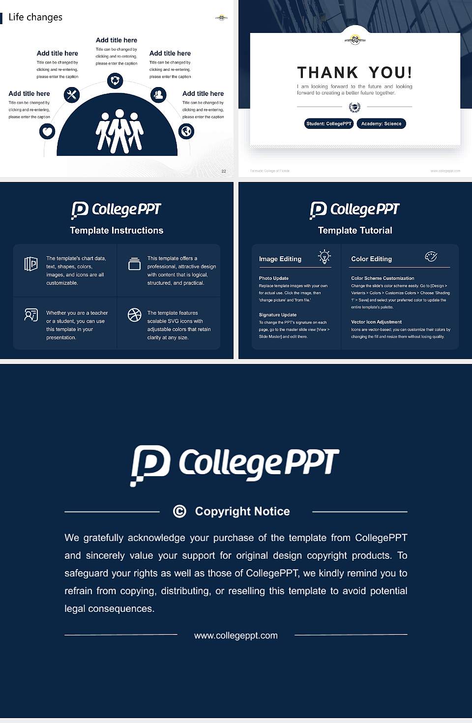 Talmudic College of Florida National Scholarship Defense PPT Template4:3 ratio PPT effect preview image4