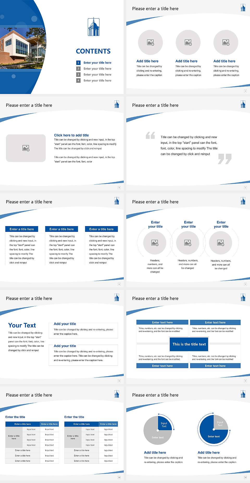 Tennessee State University Course/Courseware Creation PPT Template4:3 ratio PPT effect preview image2