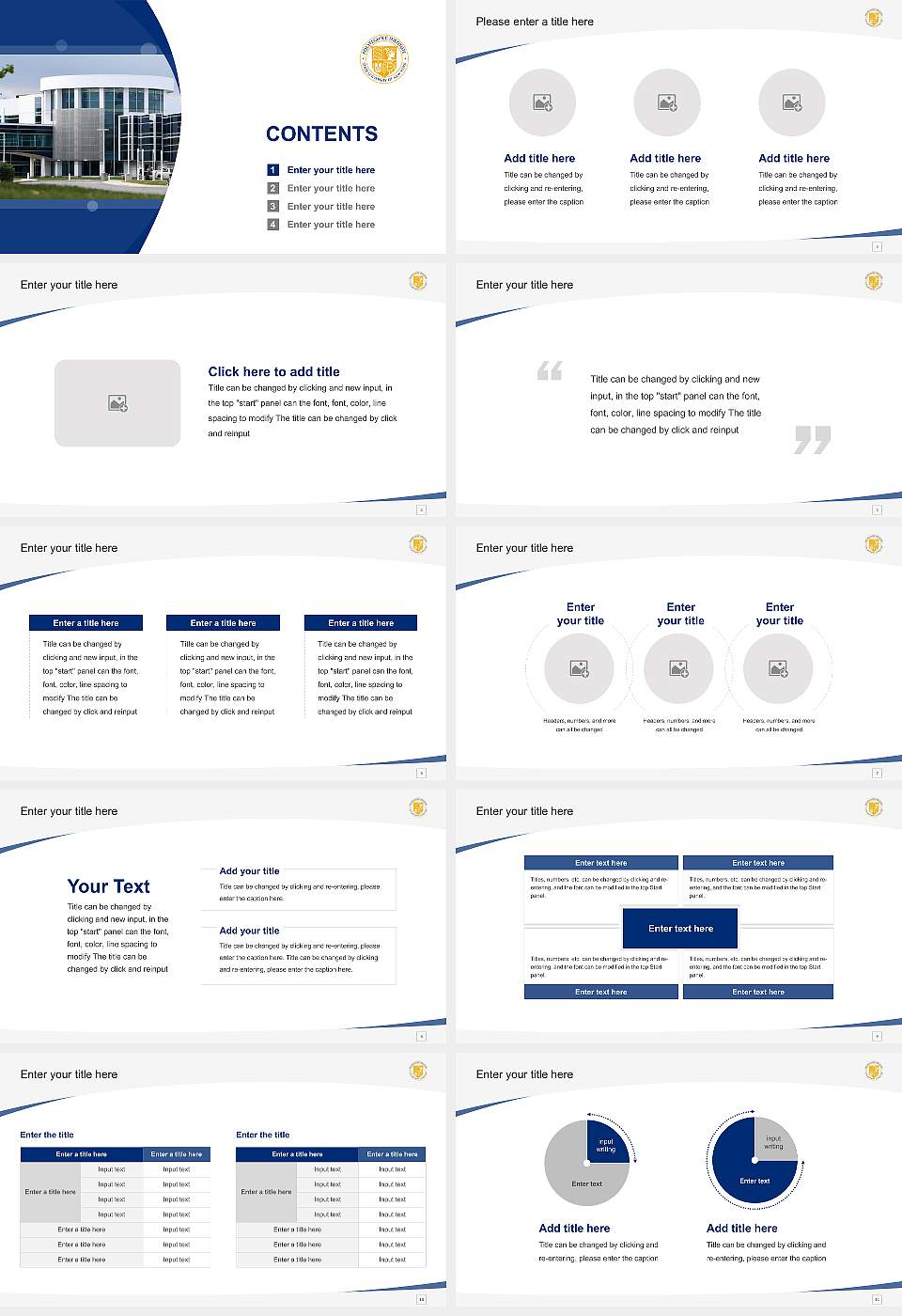 Suny Polytechnic Institute Course/Courseware Creation PPT Template16:9 ratio PPT effect preview image2