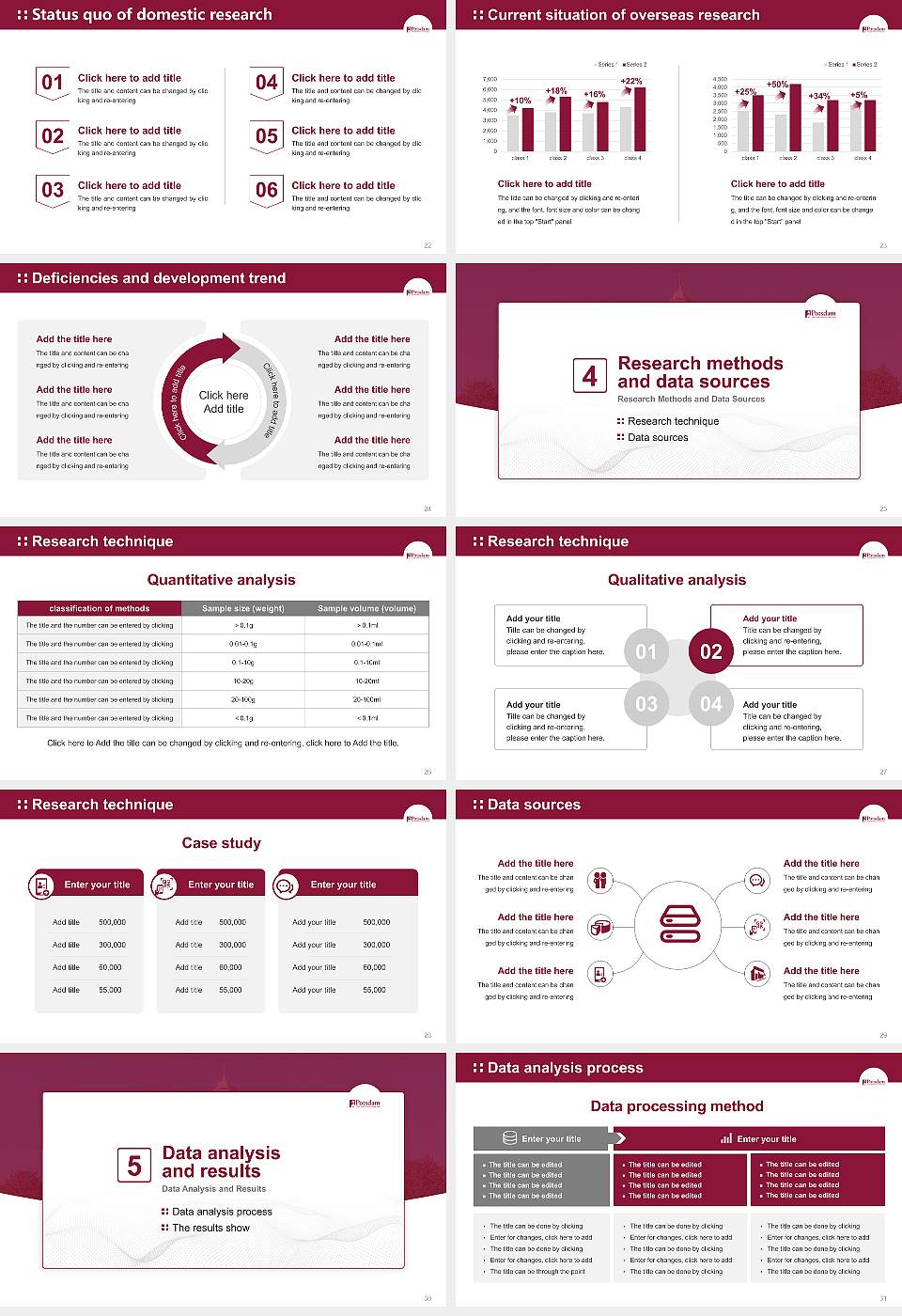 Suny Potsdam Graduation Thesis Defense PPT Template16:9 ratio PPT effect preview image4