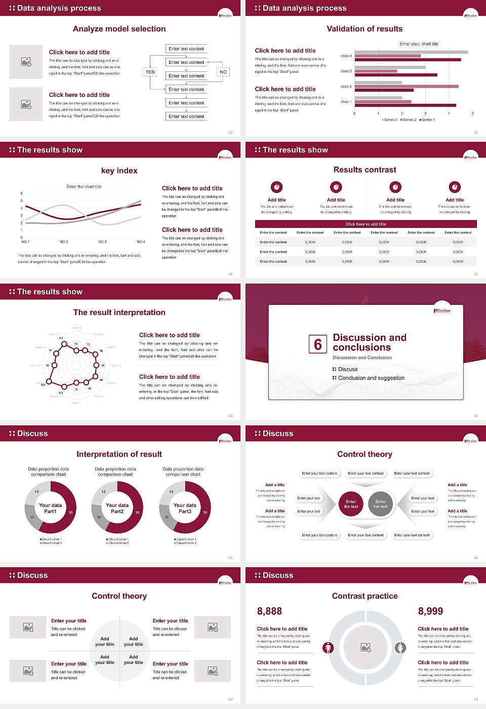 Suny Potsdam Graduation Thesis Defense PPT Template16:9 ratio PPT effect preview image5