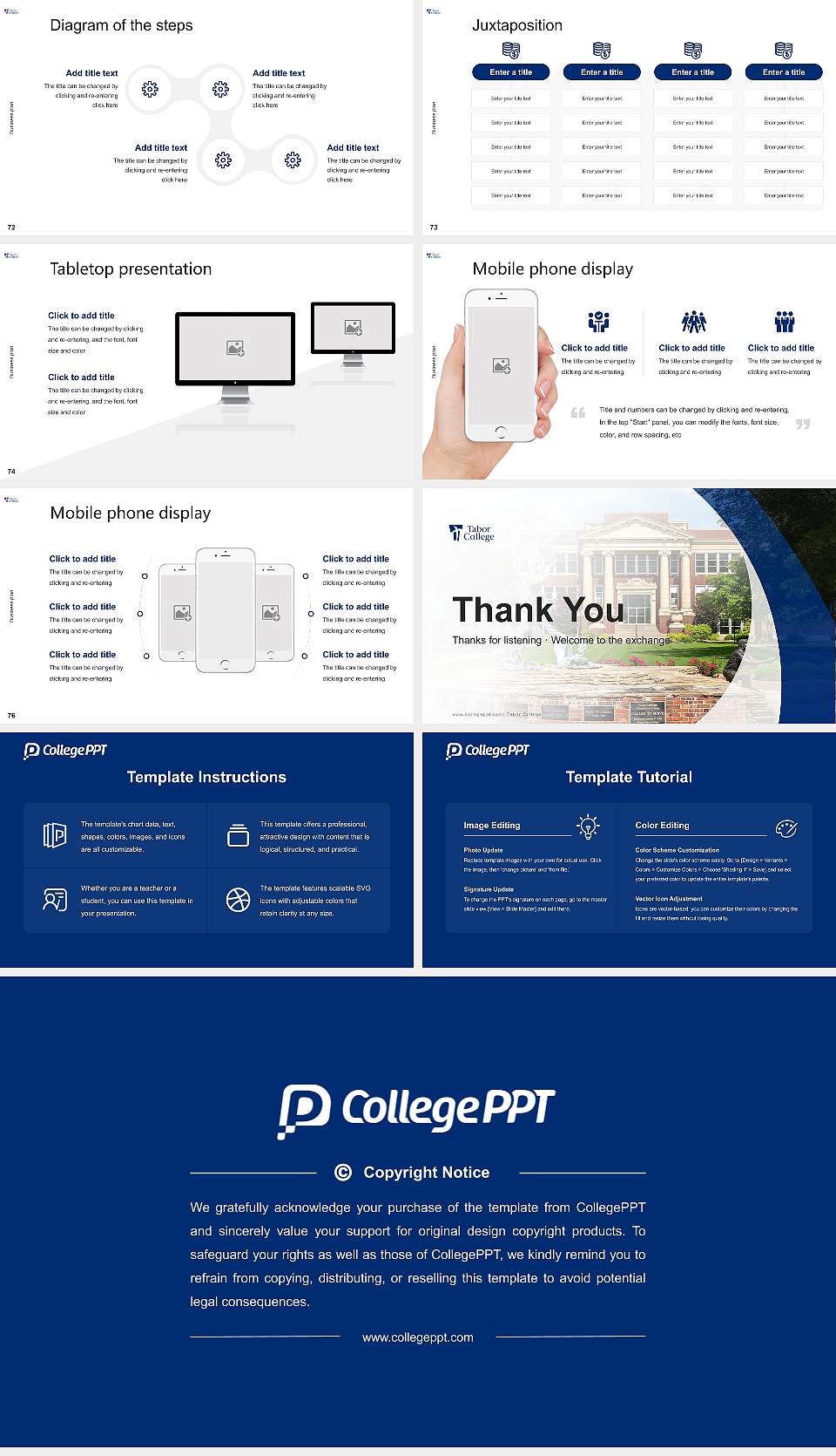 Tabor College Competition/Entrepreneurship Contest PPT Template16:9 ratio PPT effect preview image9