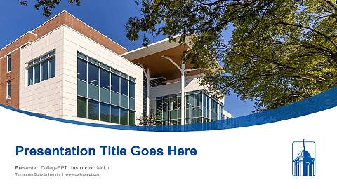Tennessee State University Course/Courseware Creation PPT Template