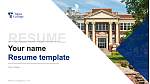 Tabor College Resume PPT Template