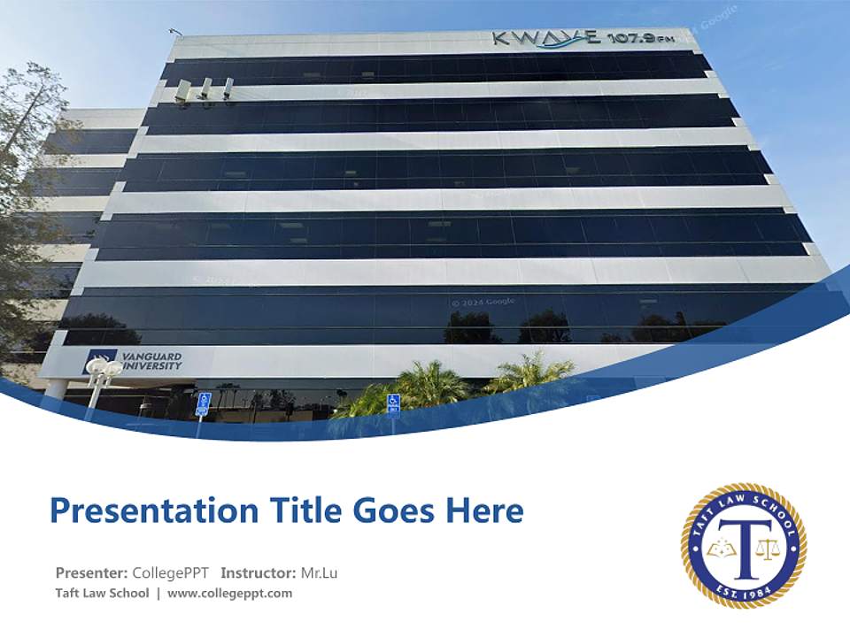 Taft Law School Course/Courseware Creation PPT Template4:3 ratio PPT effect preview image5