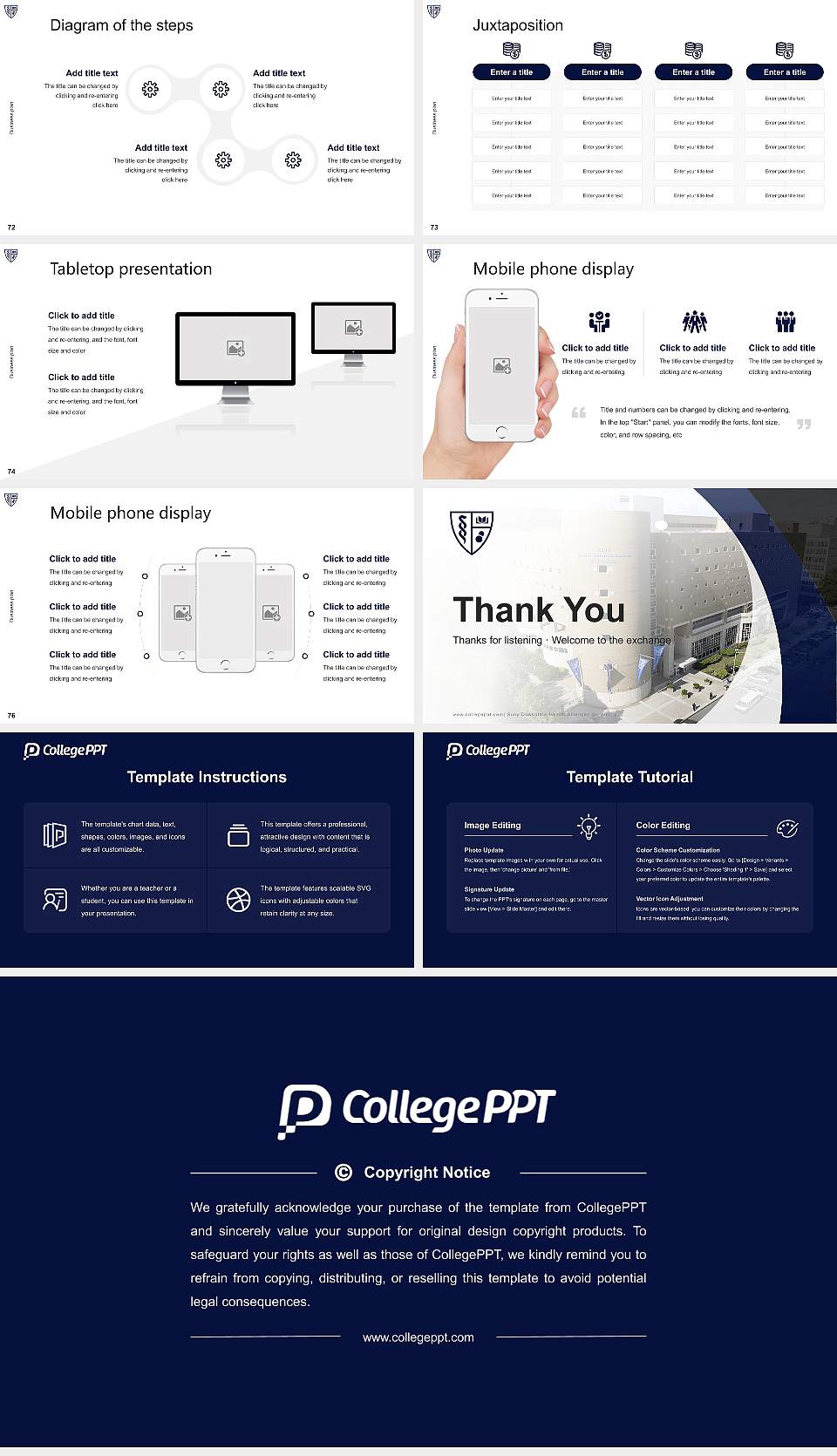 Suny Downstate Health Sciences University Competition/Entrepreneurship Contest PPT Template16:9 ratio PPT effect preview image9