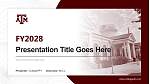 Texas a & M University-College Station अकादमिक PPT टेम्पलेट