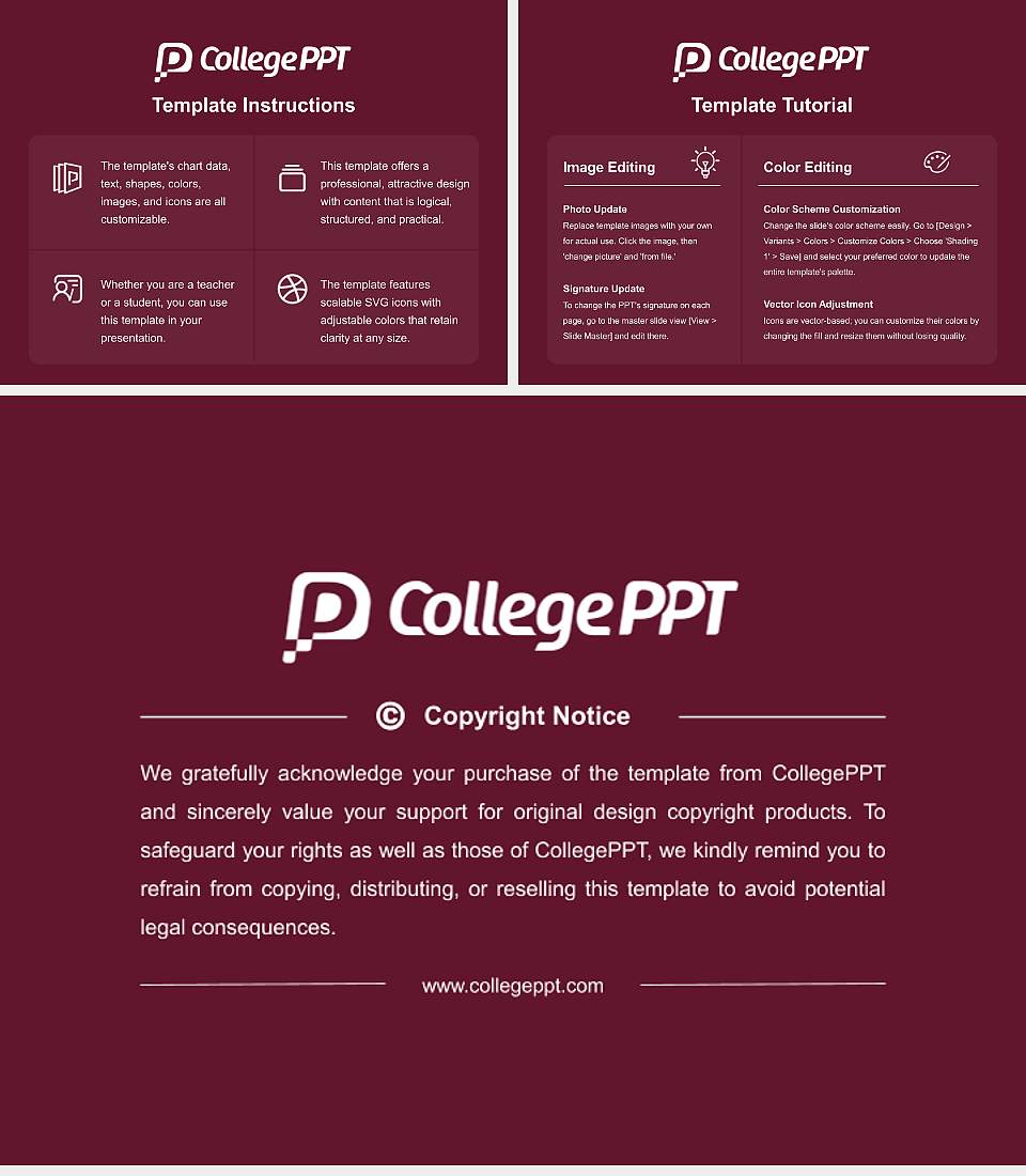 Texas a & M International University Course/Courseware Creation PPT Template4:3 ratio PPT effect preview image5