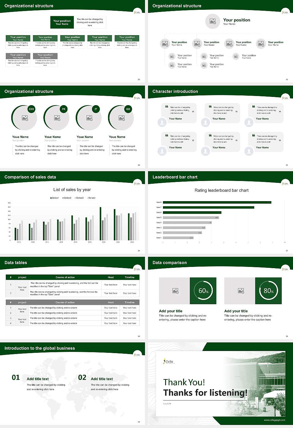 Suny Delhi Academic Presentation/Research Findings Report PPT Template16:9 ratio PPT effect preview image4