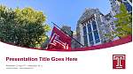 Temple University Course/Courseware Creation PPT Template