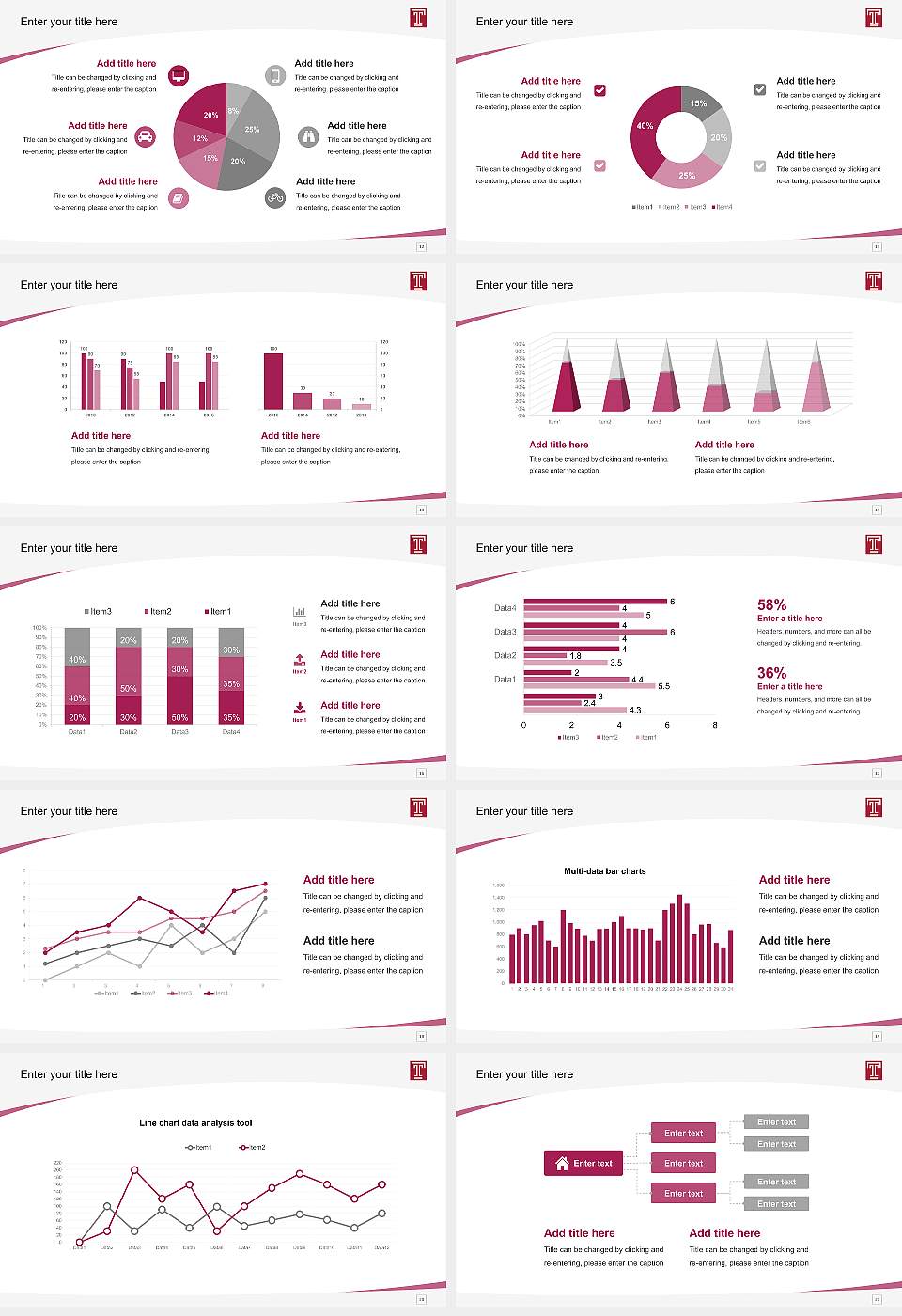 Temple University Course/Courseware Creation PPT Template16:9 ratio PPT effect preview image3