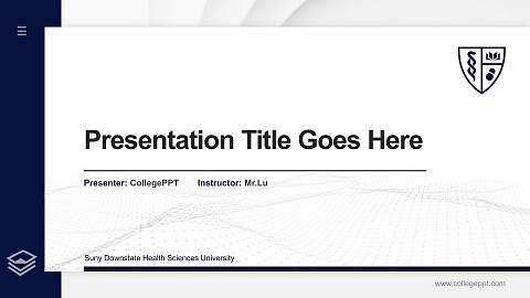 Suny Downstate Health Sciences University Thesis Proposal/Graduation Defense PPT Template