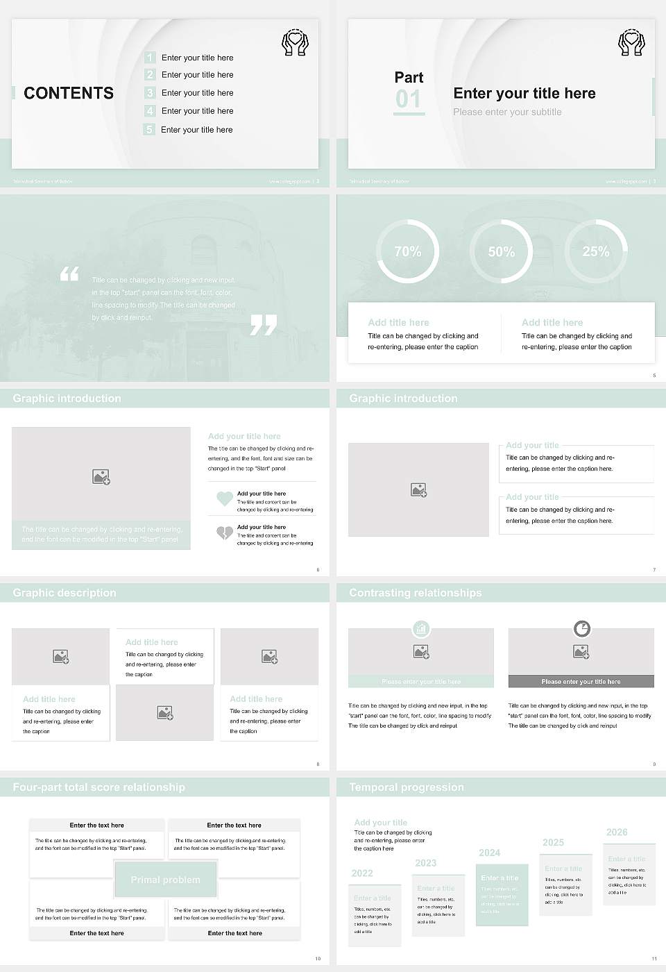 Talmudical Seminary of Bobov Thesis Proposal/Graduation Defense PPT Template16:9 ratio PPT effect preview image2