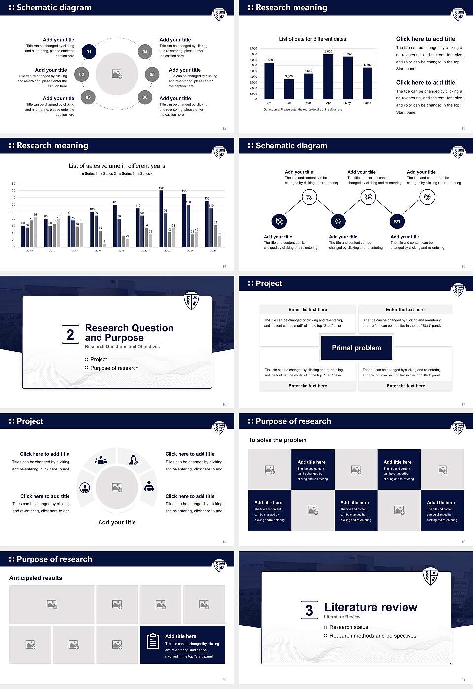 Suny Downstate Health Sciences University Graduation Thesis Defense PPT Template16:9 ratio PPT effect preview image3