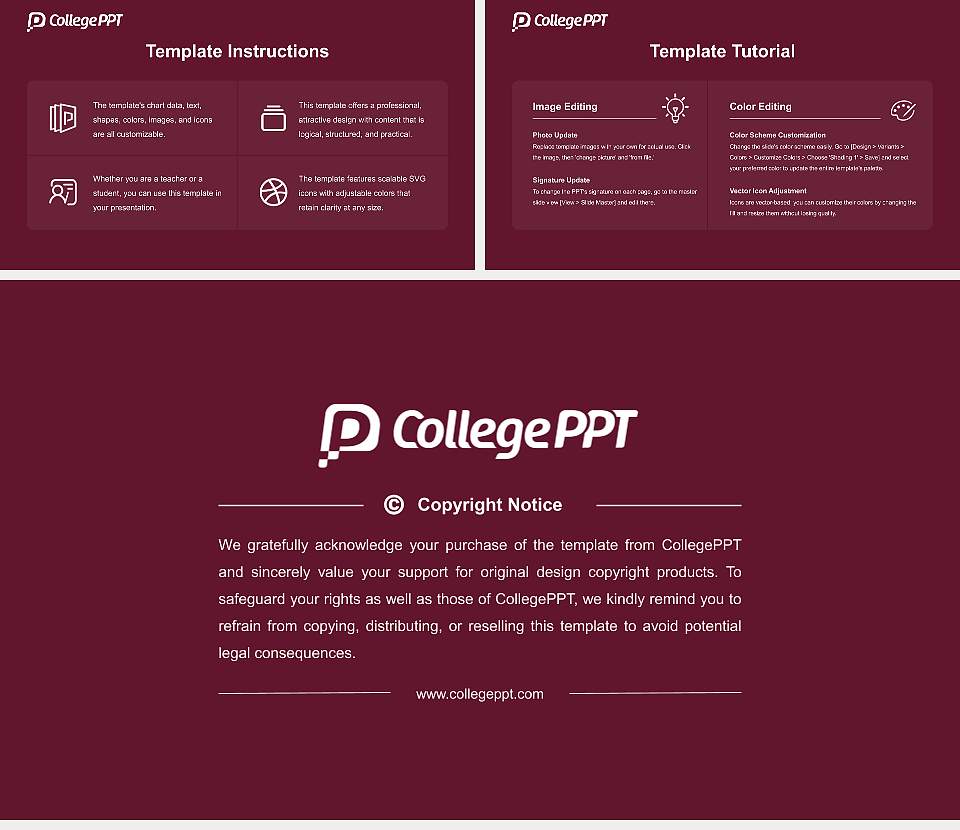 Texas a & M International University Course/Courseware Creation PPT Template16:9 ratio PPT effect preview image5