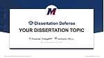 Suny Maritime College Graduation Thesis Defense PPT Template