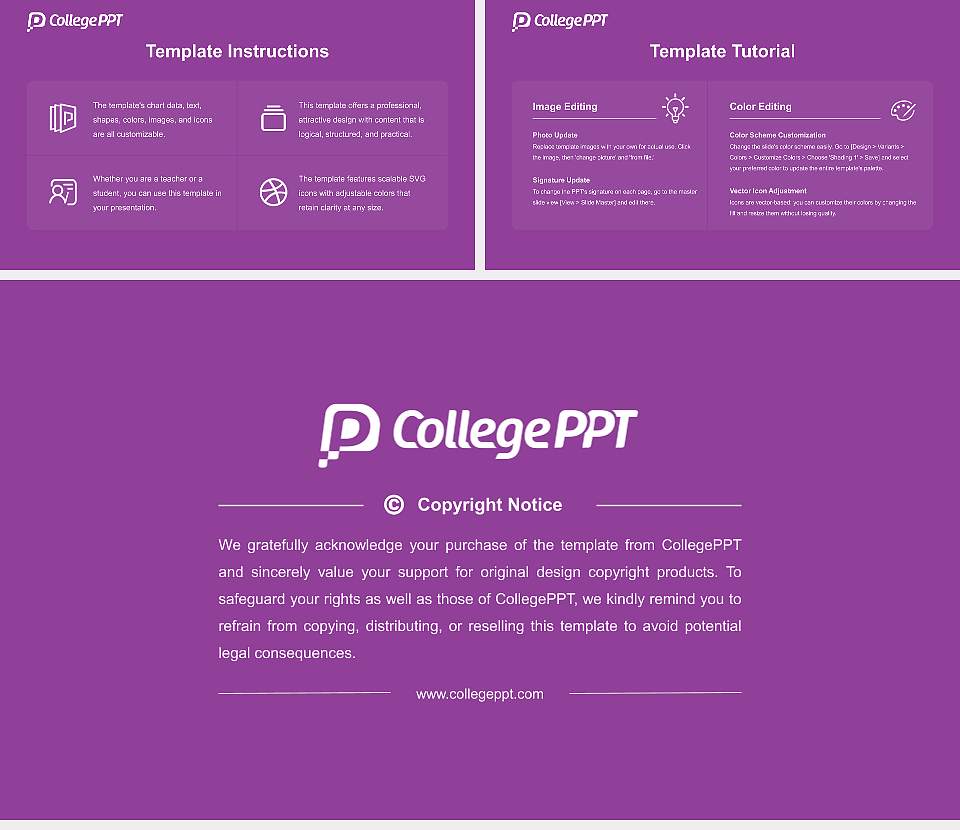 University of St. Thomas (Minnesota) Course/Courseware Creation PPT Template16:9 ratio PPT effect preview image5