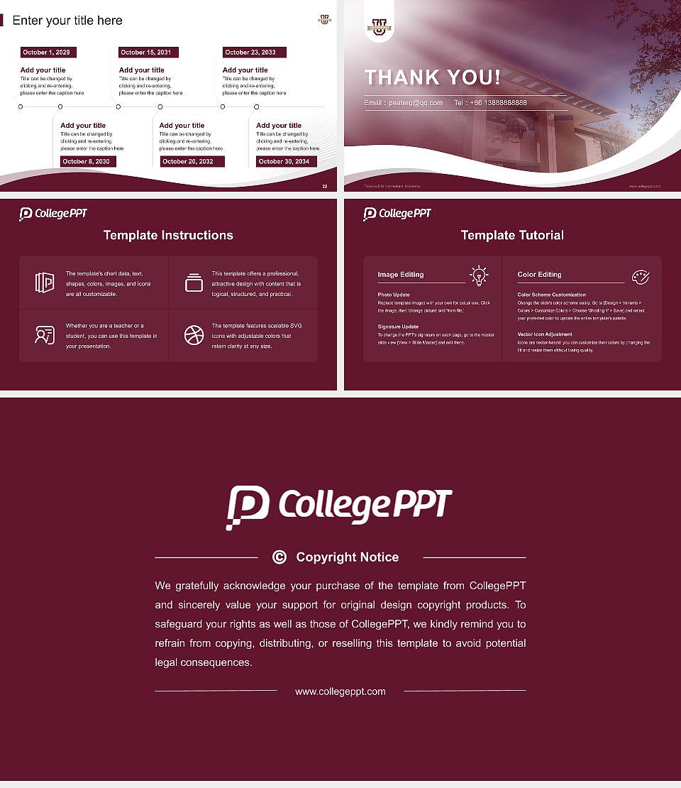 Texas a & M International University Lecture Sharing and Networking Event PPT Template16:9 ratio PPT effect preview image4