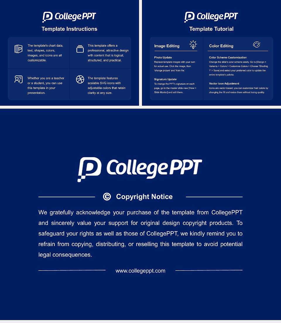 Teachers College at Columbia University Academic Presentation/Research Findings Report PPT Template4:3 ratio PPT effect preview image5
