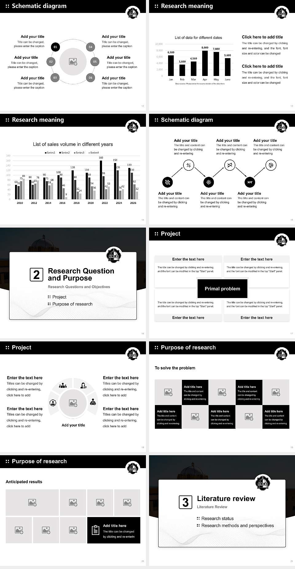 Texas A&M University-San Antonio Graduation Thesis Defense PPT Template4:3 ratio PPT effect preview image3