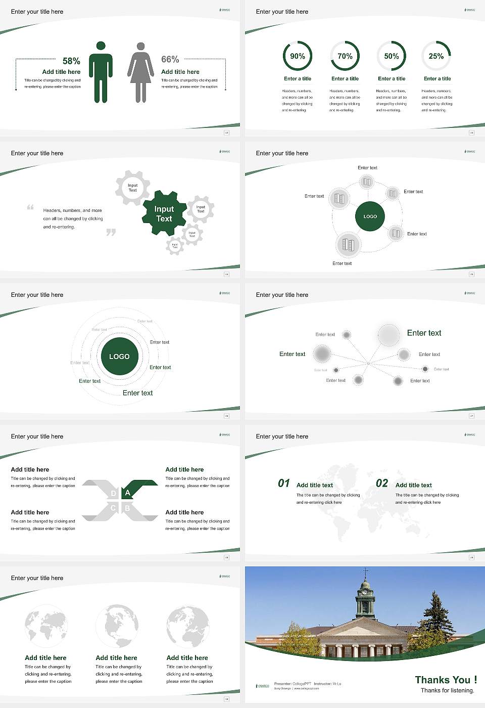 Suny Oswego Course/Courseware Creation PPT Template16:9 ratio PPT effect preview image4